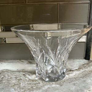 Marquis by Waterford CAPRICE 8" Bowl Crystal, Poland Glass Heavy Centerpiece